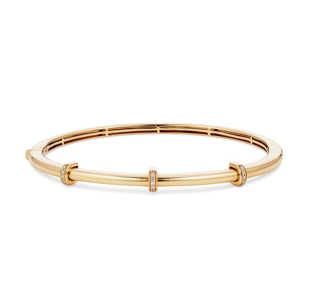 G. Label By Goop Vasco Pavé-loop Bangle​ Bracelet In Gold