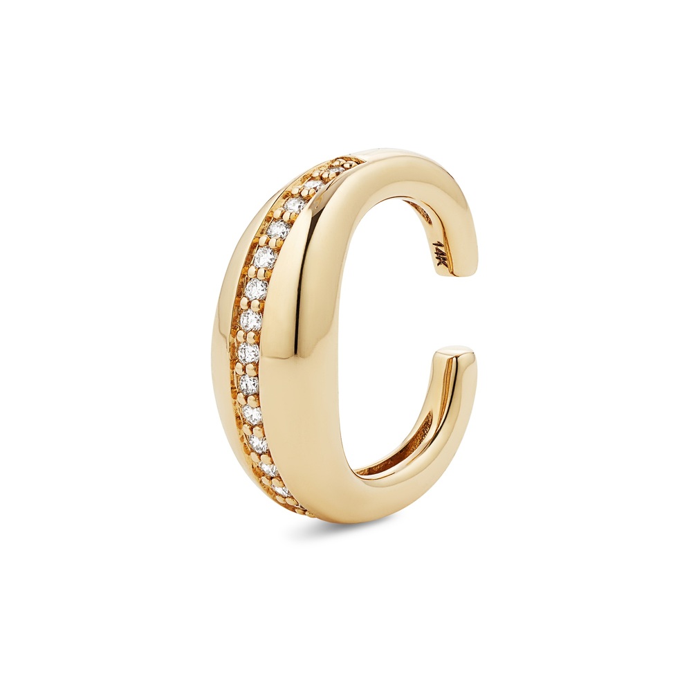 G. Label By Goop Tait Pavé Ear Cuff​ Earring In Gold