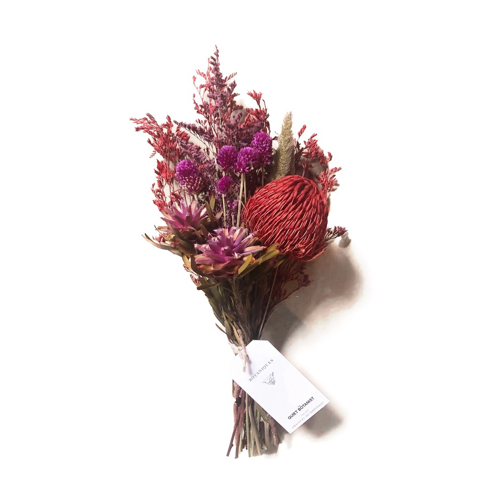 The Quiet Botanist Dried Flower Bouquet In Dried Flowers And Foraged Plants
