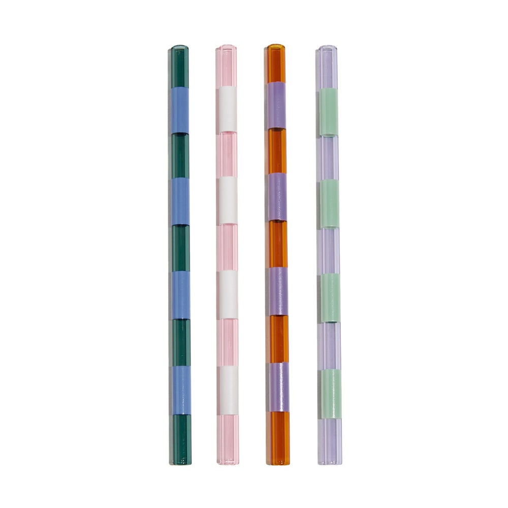 Fazeek Striped Straws In Assorted 1