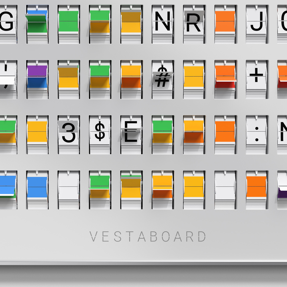Vestaboard Smart Messaging Display In White