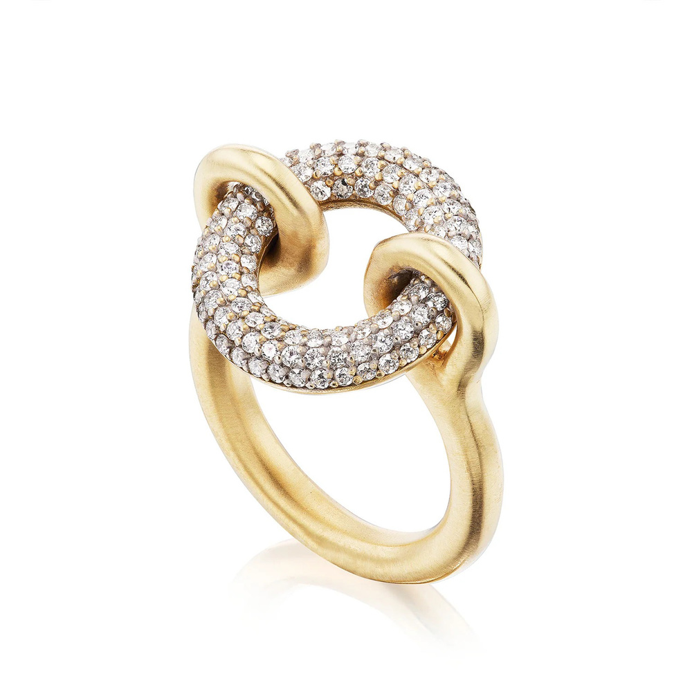 Beck Fine Jewelry Arco Spinning Ring​ In Gold