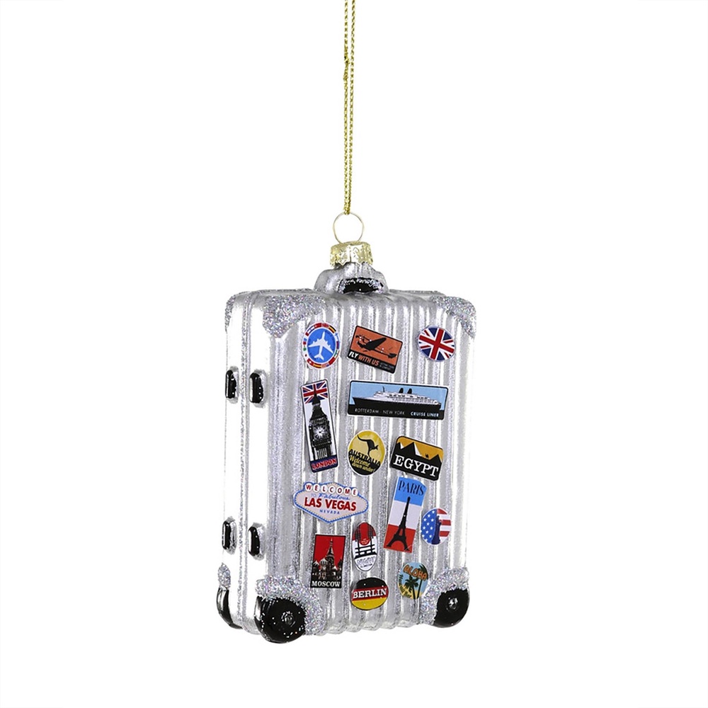Cody Foster & Co. Jetsetter Ornament In Silver