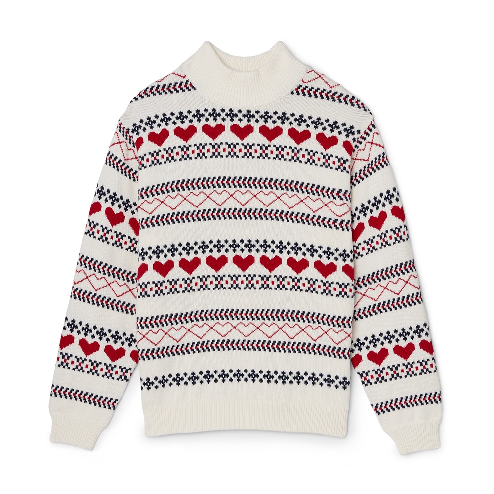 The Upside St. Moritz Knit Crewneck In Novelty, Small