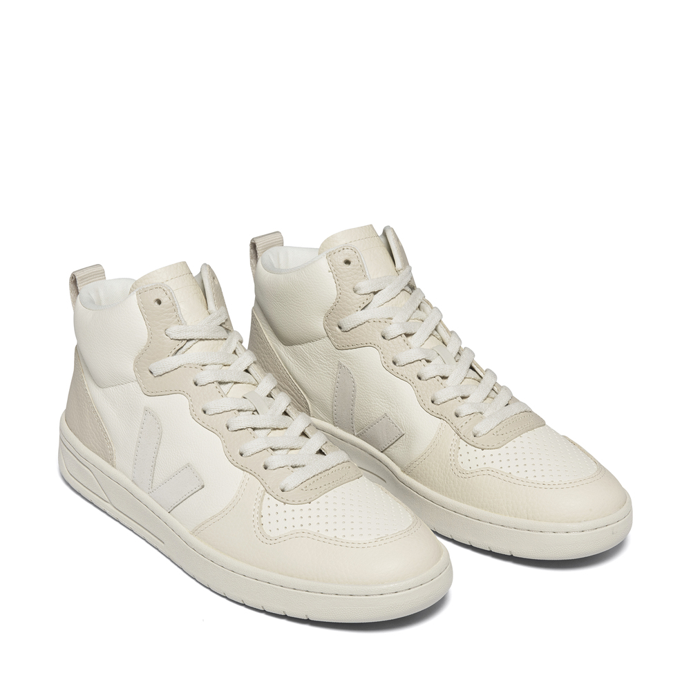 Veja V-15 High-Top Sneakers In Cashew_Pierre-Multico, Size IT 36