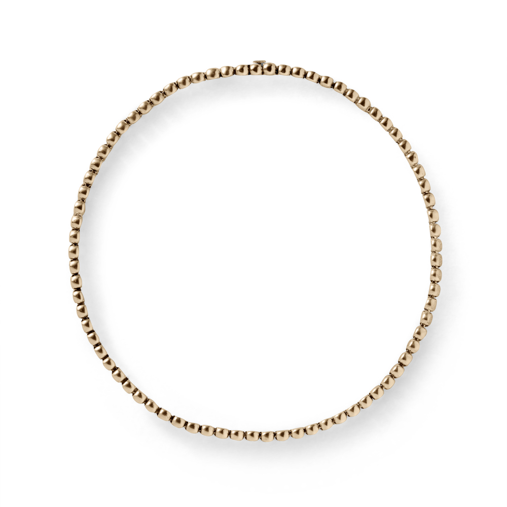 Annika Inez Tennis Necklace In Gold