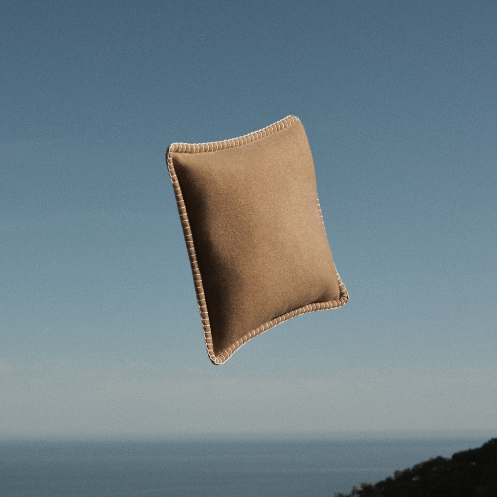 Lisa Yang Amsterdam Cushion In Walnut/Pearl/Cream