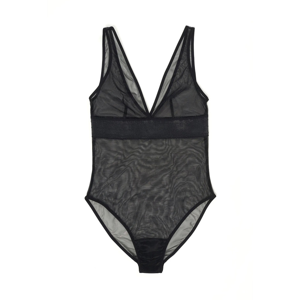 ELSE Bare Soft Cup Bodysuit In Black, Small