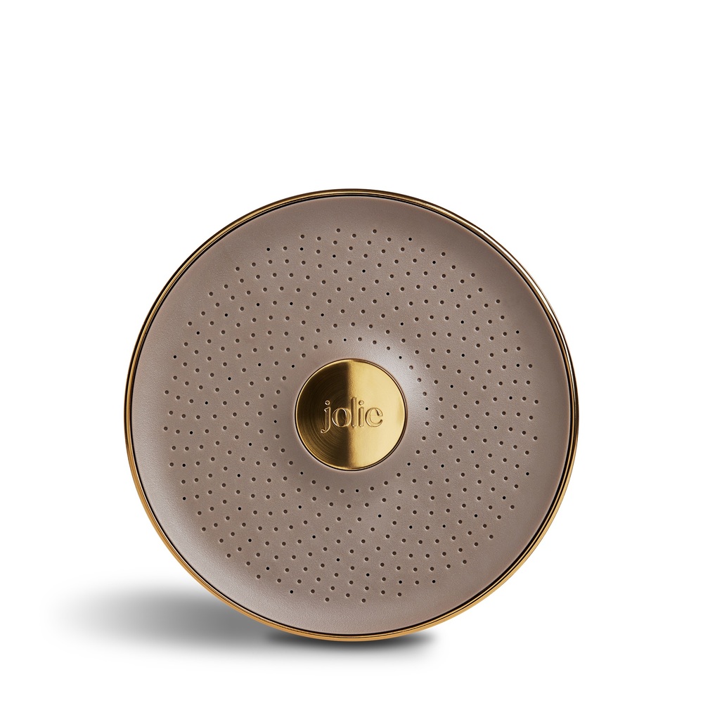 The Jolie Filtered Showerhead In Brushed Gold