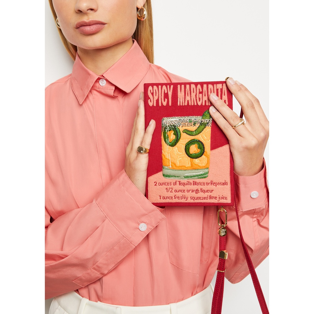 Olympia Le-Tan Spicy Margarita Book Clutch Handbag