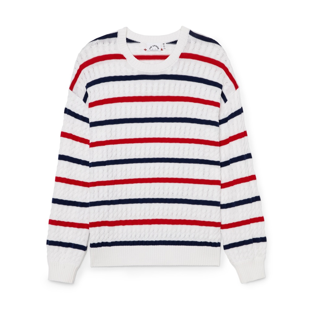 The Upside Heritage Boo Knit In Stripe, Large