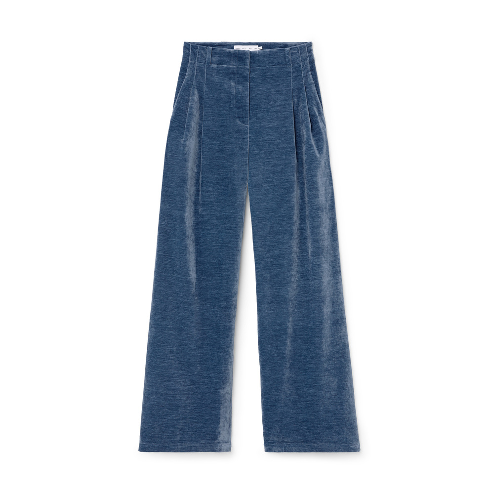 Proenza Schouler White Label Aria Pants In Steel Blue, Size 8