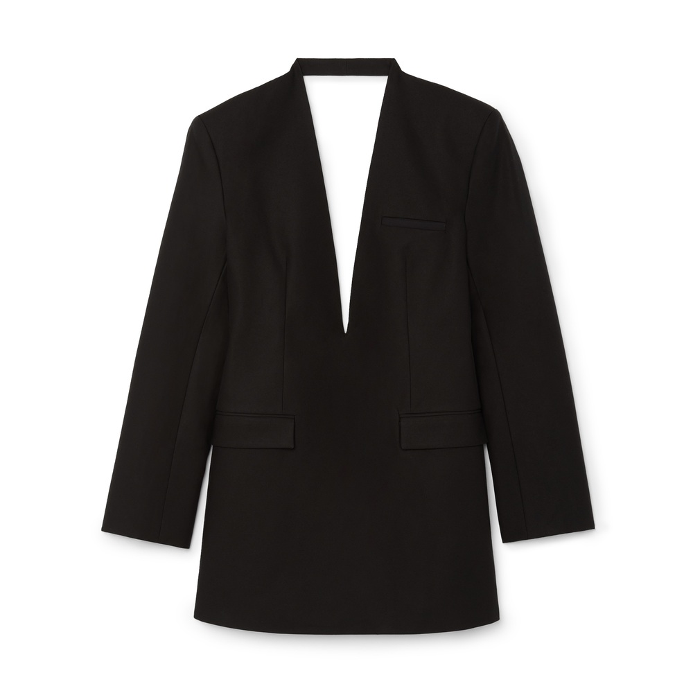 ESSE Sefa Tux Dress In Black, Size AU12