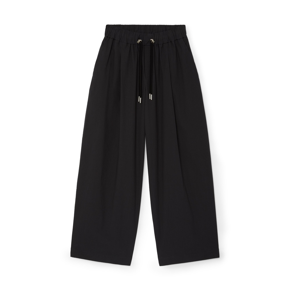 Shop St Agni Relaxed Drawstring Pants In Black