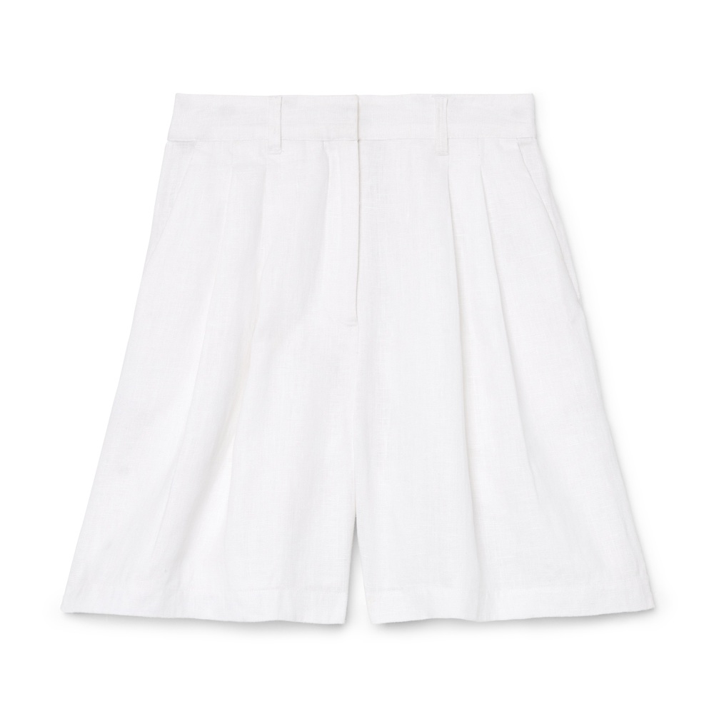 POSSE Marchello Shorts In Ivory, Small