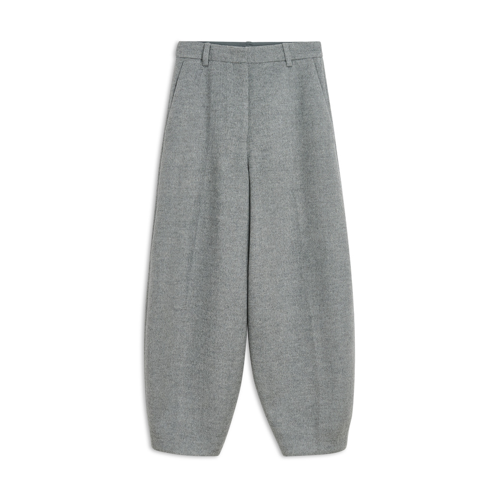 By Malene Birger Carlien Trousers In Grey Melange, Size DK42