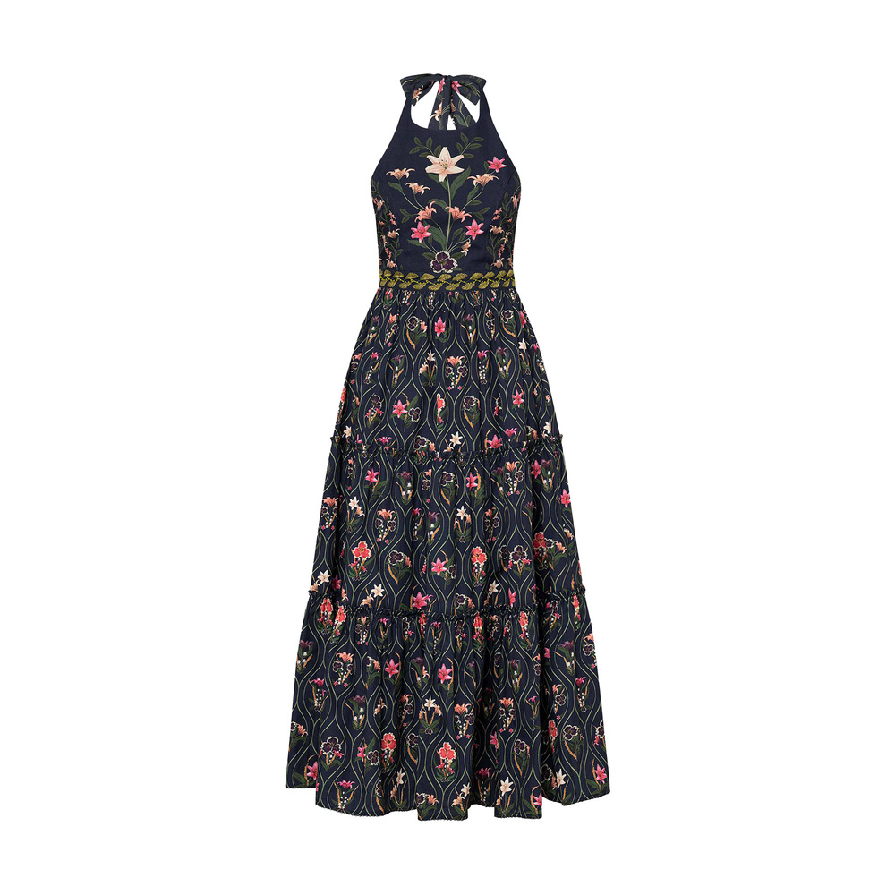 Agua By Agua Bendita Consuelo Midi Dress In Pacifico