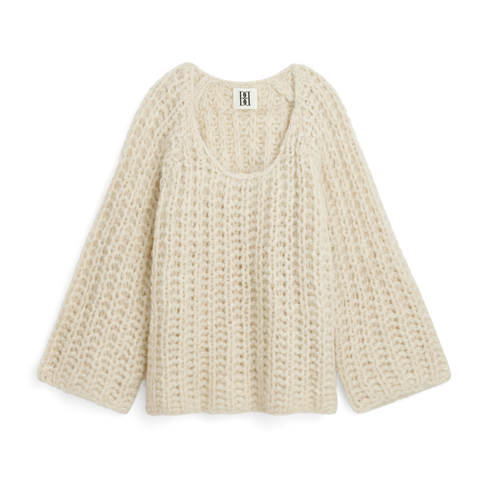 By Malene Birger Amilea Sweater In Pearl, Medium
