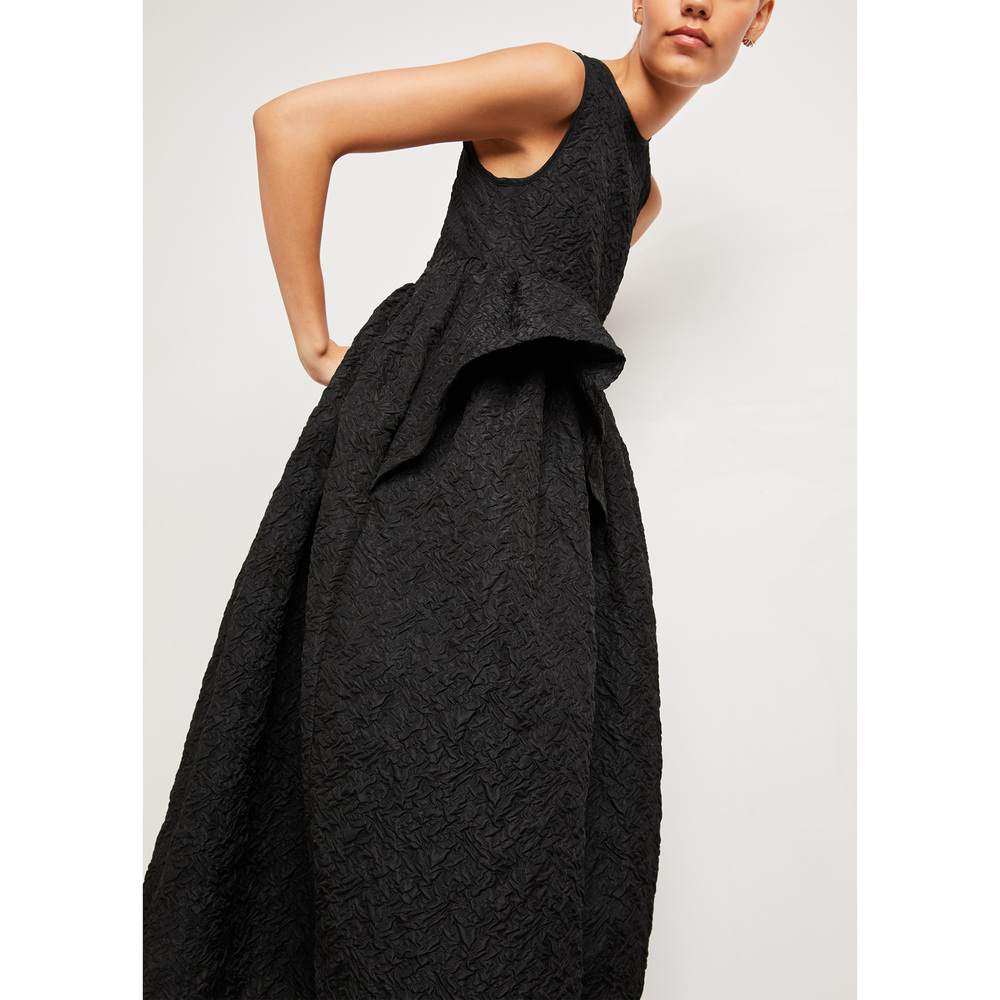 Cecilie Bahnsen Ditte Dress In Black, Size 8