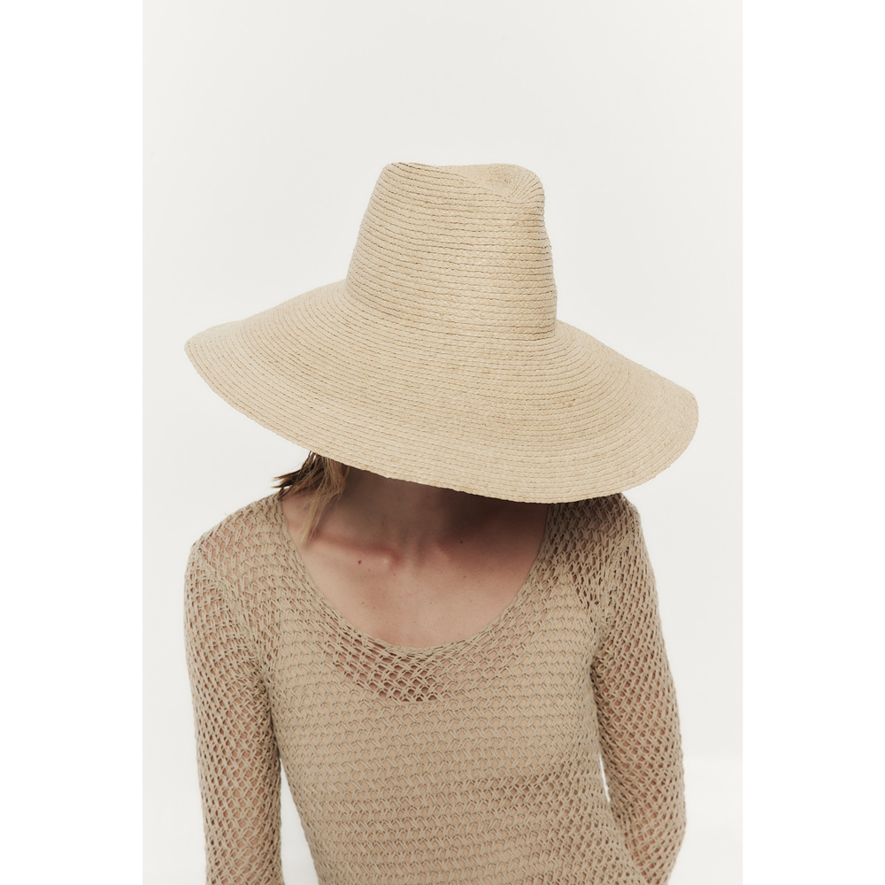 Janessa Leone Tinsley Hat In Natural, Medium