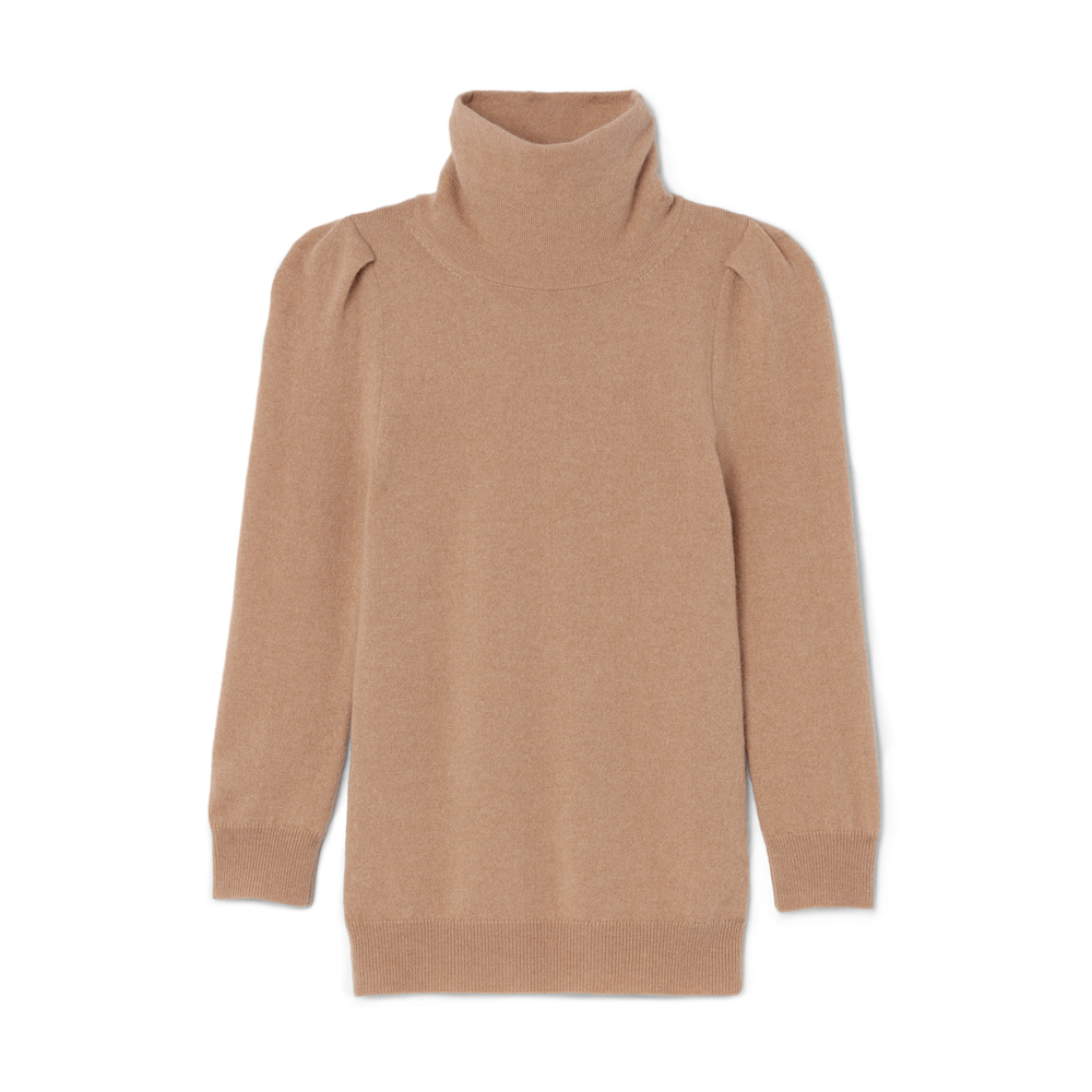 G. Label By Goop Jennifer Puff-sleeve Sweater In Dune