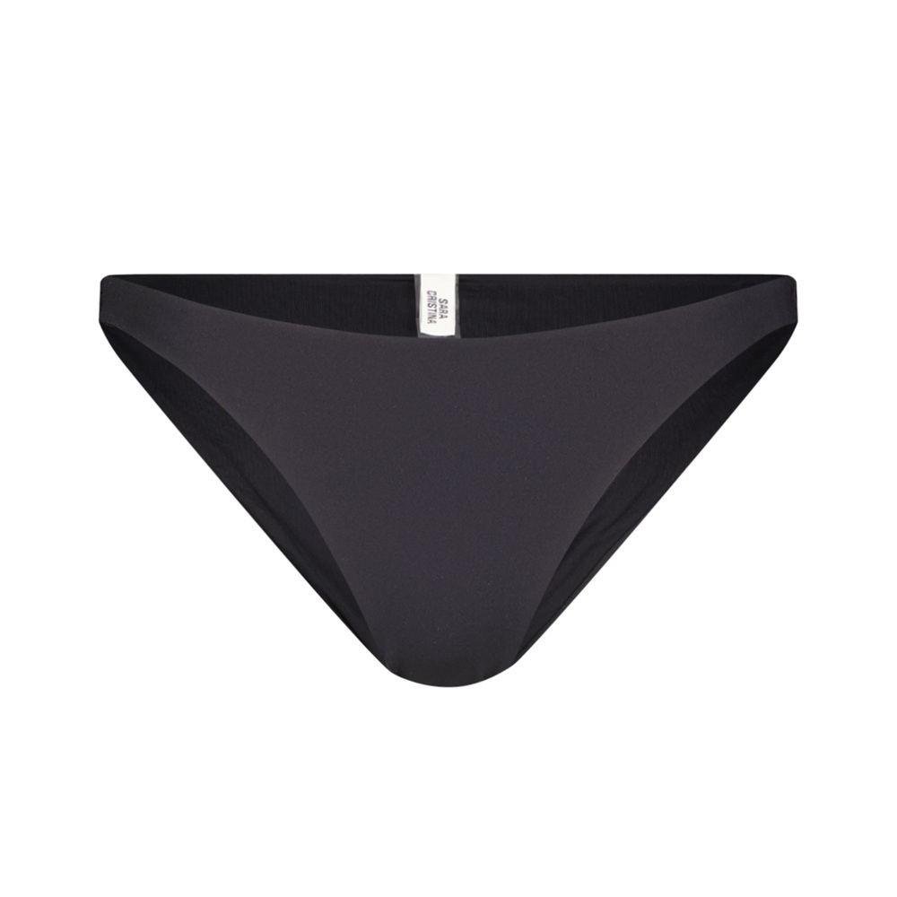 Sara Cristina Luna Bikini Bottom In Black, Medium
