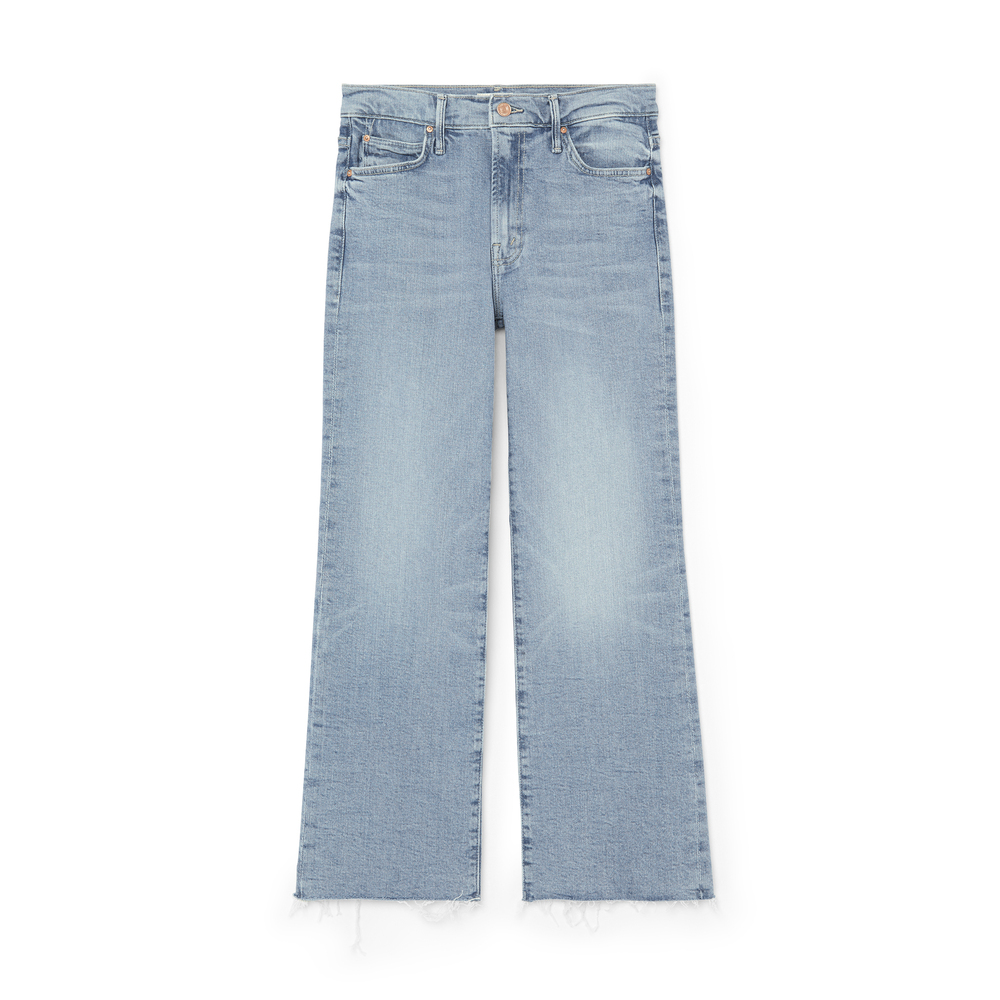 MOTHER The Kick It Ankle Fray Jeans In Norway, Dude, Size 25