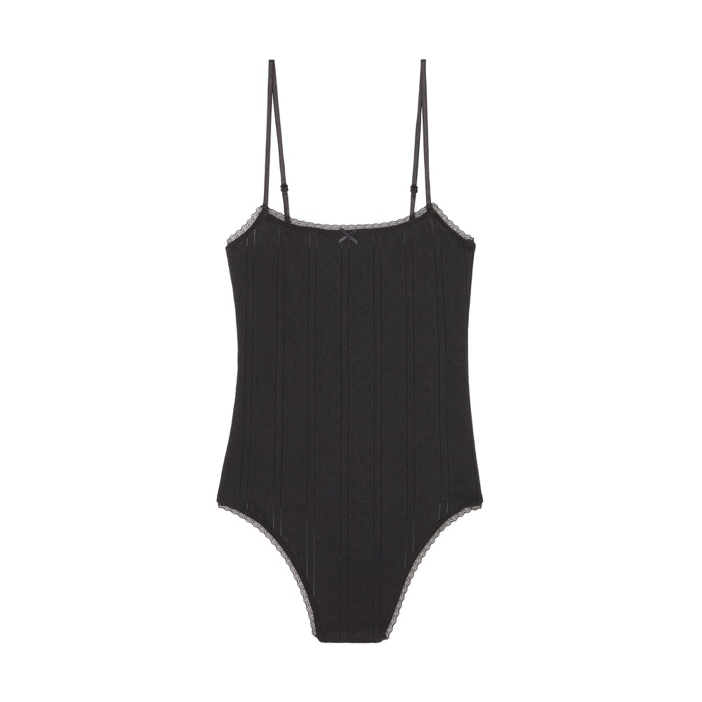 Shop Cou Cou Intimates The Bodysuit In Black