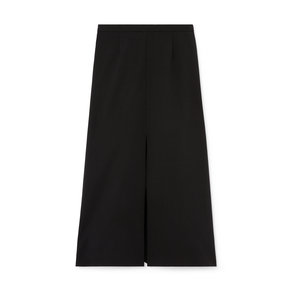 G. Label By Goop Sabrina Slit Skirt In Black, Size 6