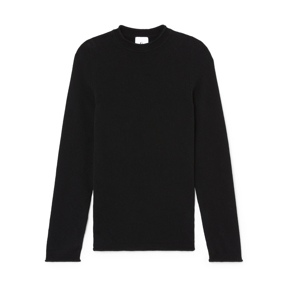 G. Label By Goop Villanueva Cashmere Longline Sweater In Black