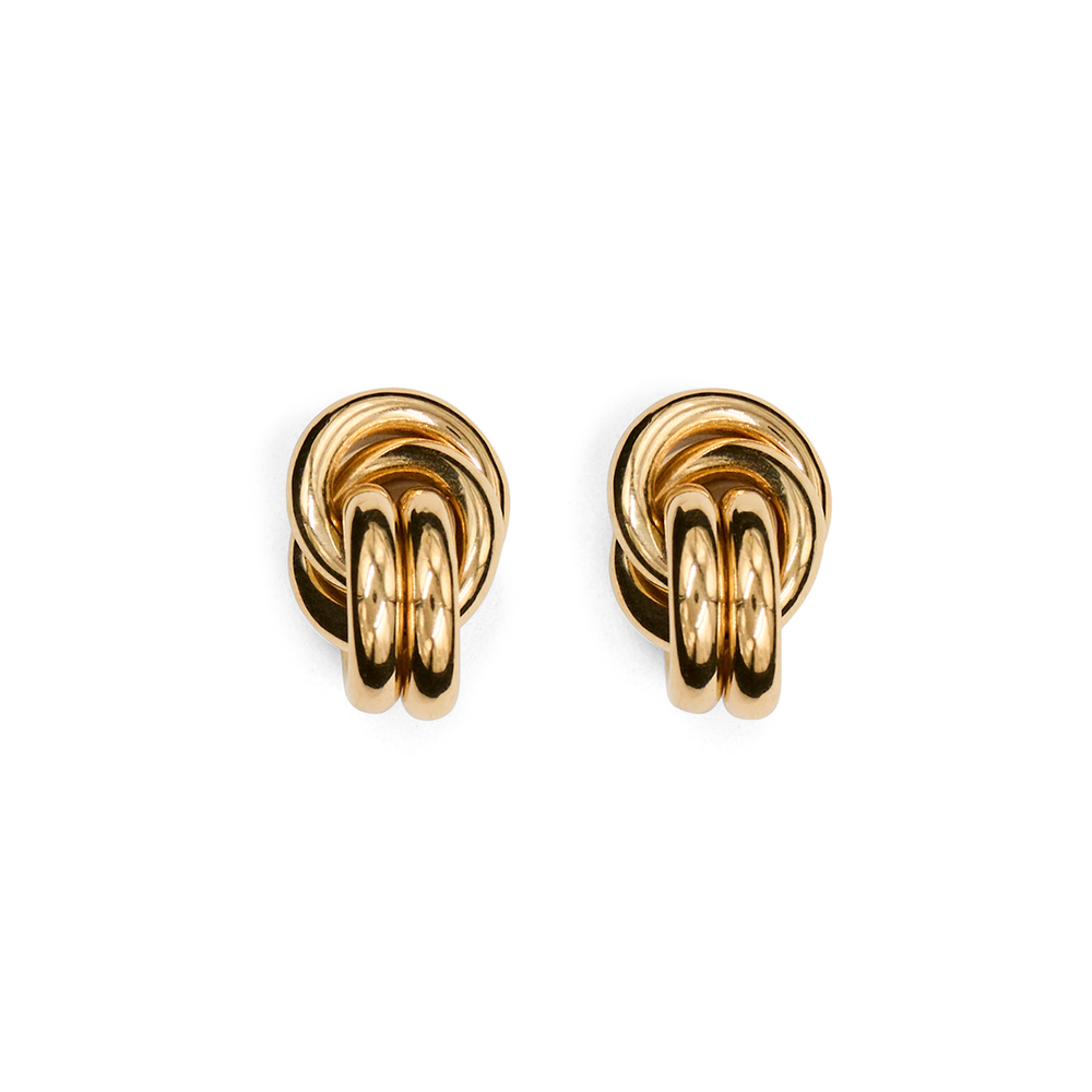 Lie Studio The Vera Earrings In 18k Gold Plated 925 Sterling Silver