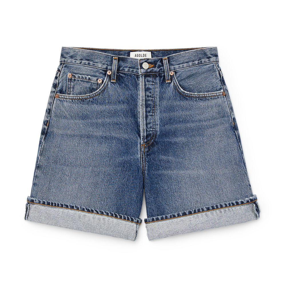 Shop Agolde Dame Shorts In Control
