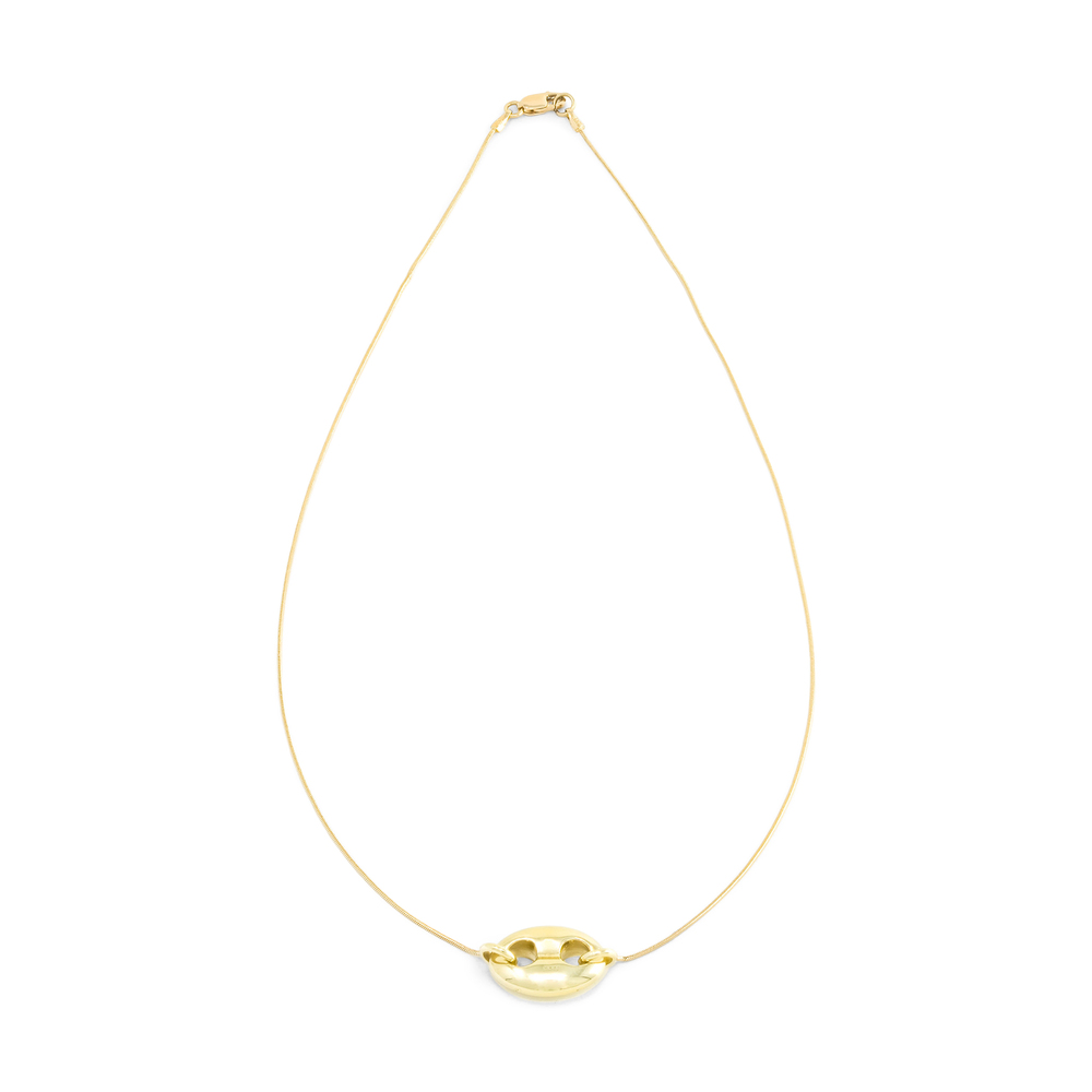 Jenna Blake Mini Mariner Necklace In Gold