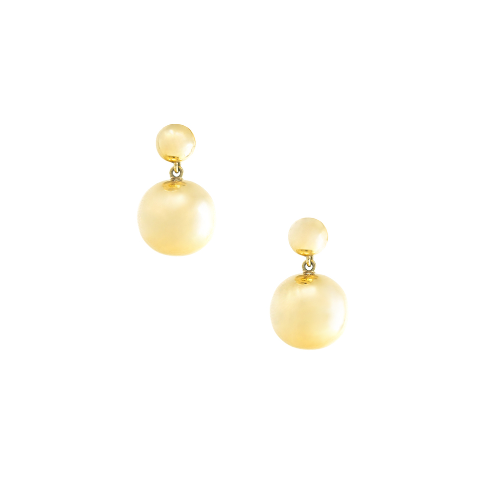 Jenna Blake Disco Ball Earrings In 18k Yellow Gold
