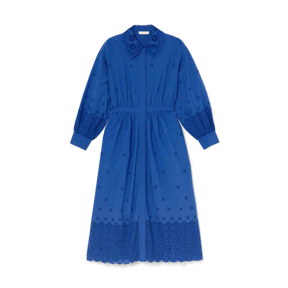 Shop Ulla Johnson Adette Dress In Cobalt