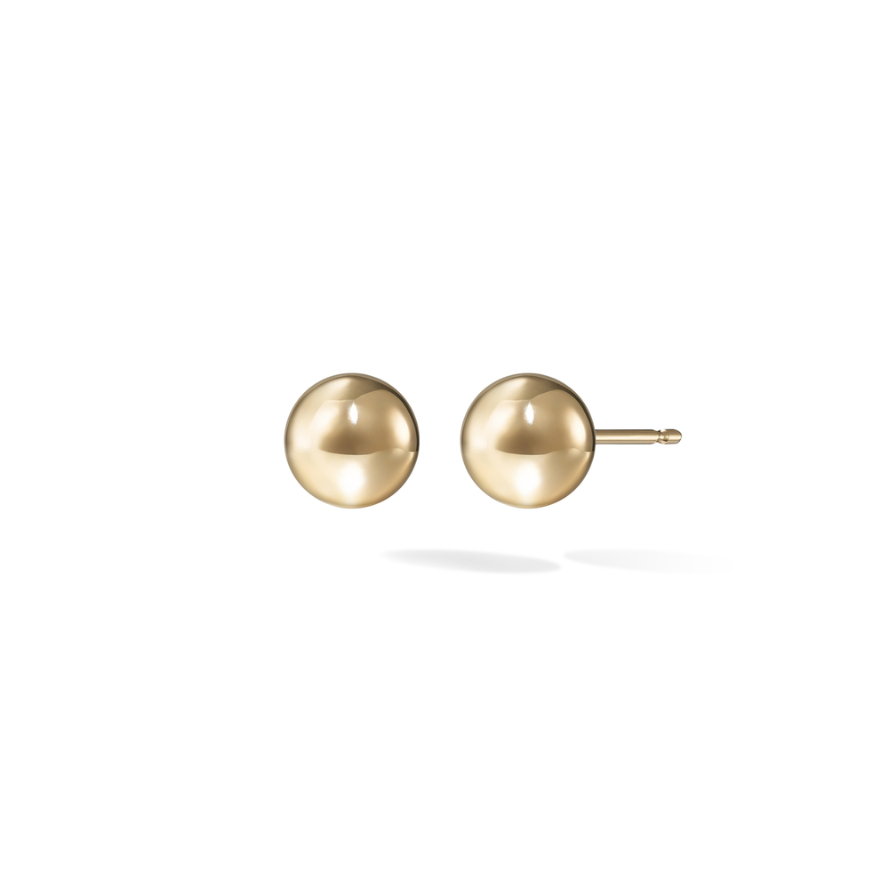 Melissa Kaye Audrey Stud Earrings In 18k Yellow Gold