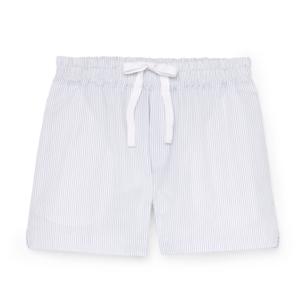 Shop G. Label By Goop Shorty Boxer In White,blue Stripe