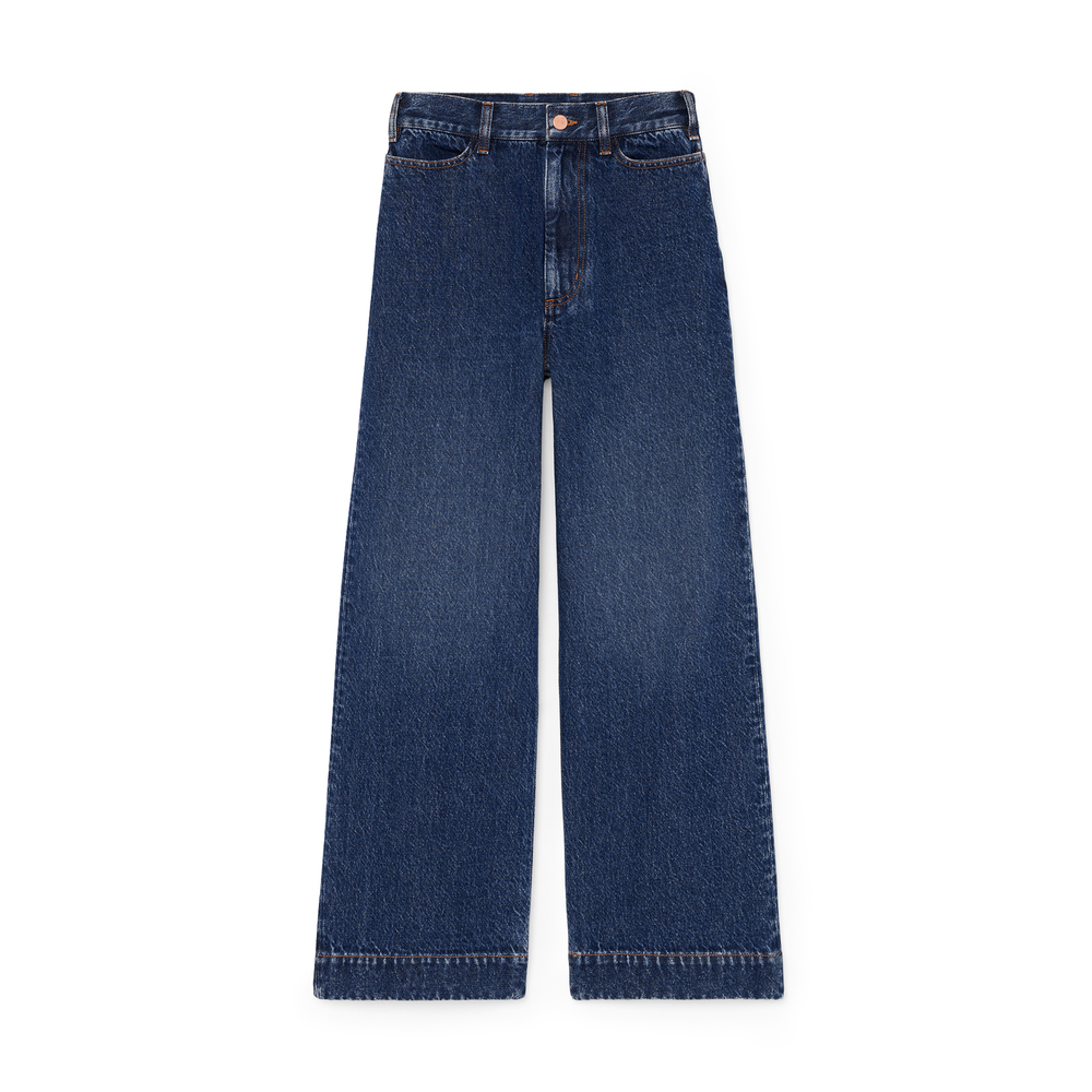 Shop G. Label By Goop Le Goop Jean In Medium Blue