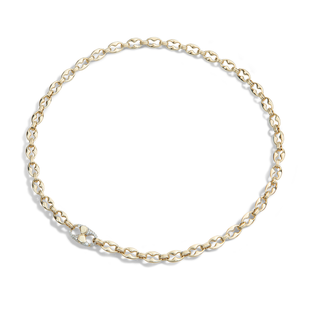 Lucy Delius Jewellery Baby Persephone Diamond Necklace In Gold