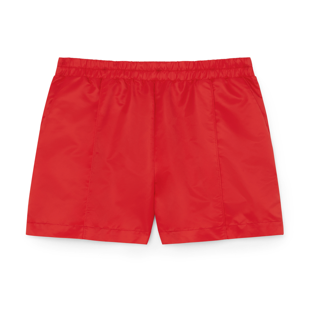 Staud Taurus Shorts Red Rose In Red Rose