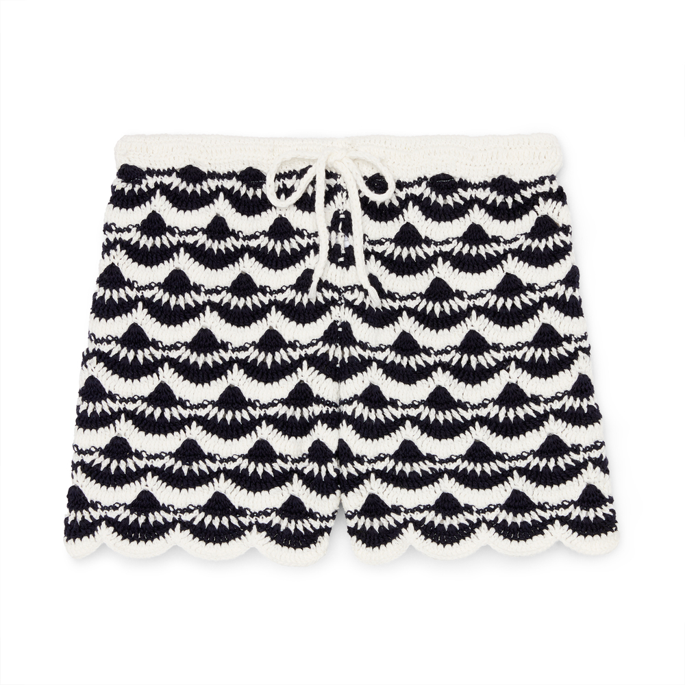 Shop The Upside Woodstock Hali Crochet Shorts In Multi