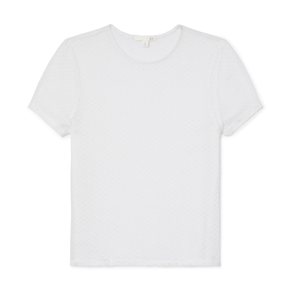 Shop Skin Paola Baby Tee In White