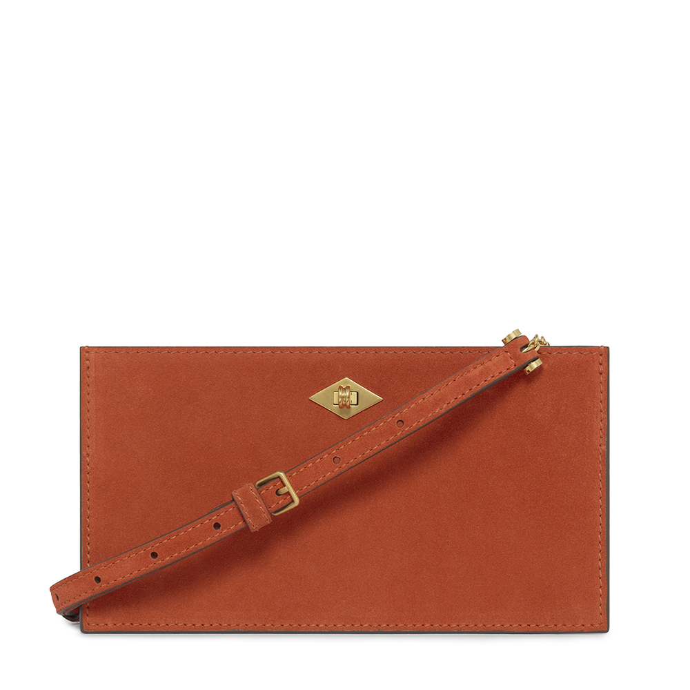 Metier Ease Clutch Handbag In Brown