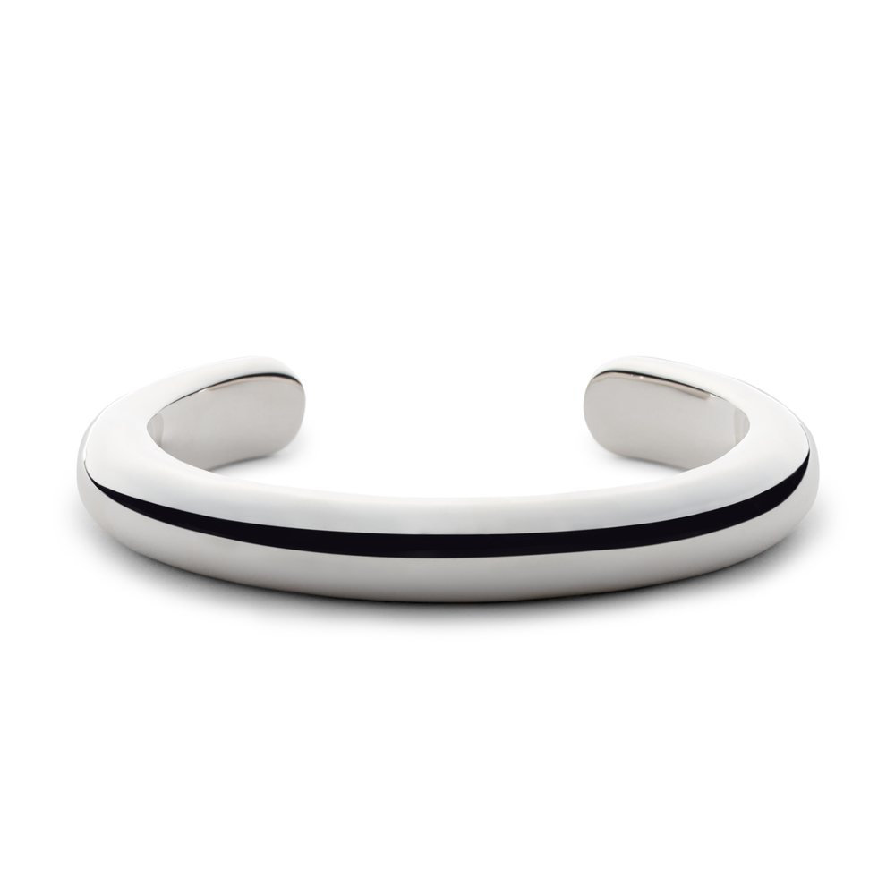 Annika Inez Ample Cuff Bracelet In Sterling Silver