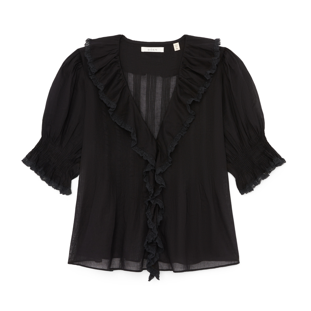 Shop Doen Henri Top In Black
