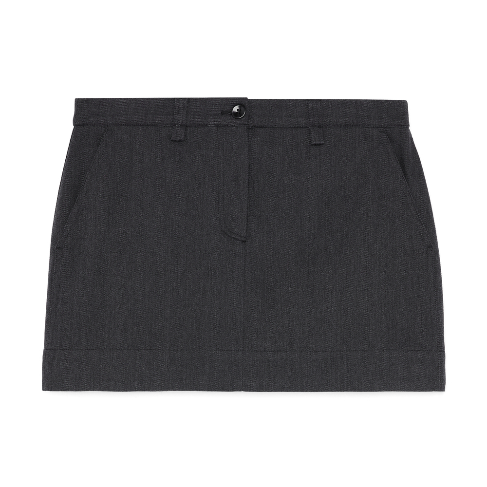 Proenza Schouler White Label Silas Skirt In Shadow