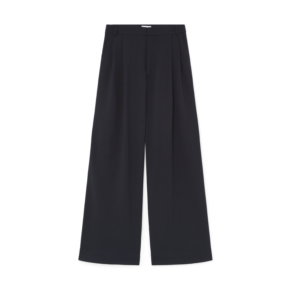 G. Label By Goop The Palazzo Trouser In Navy