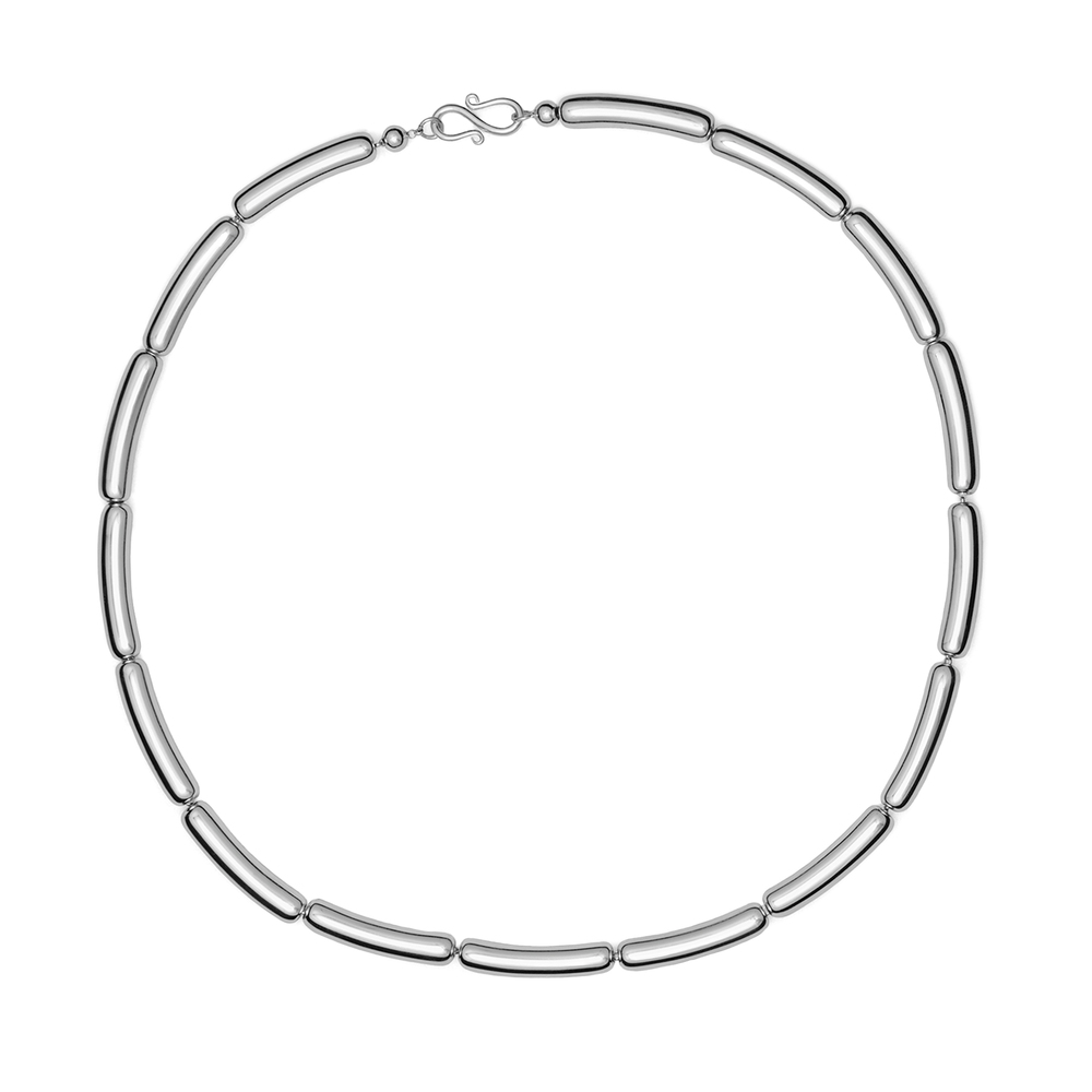 Lie Studio The Margaret Necklace In Sterling Silver