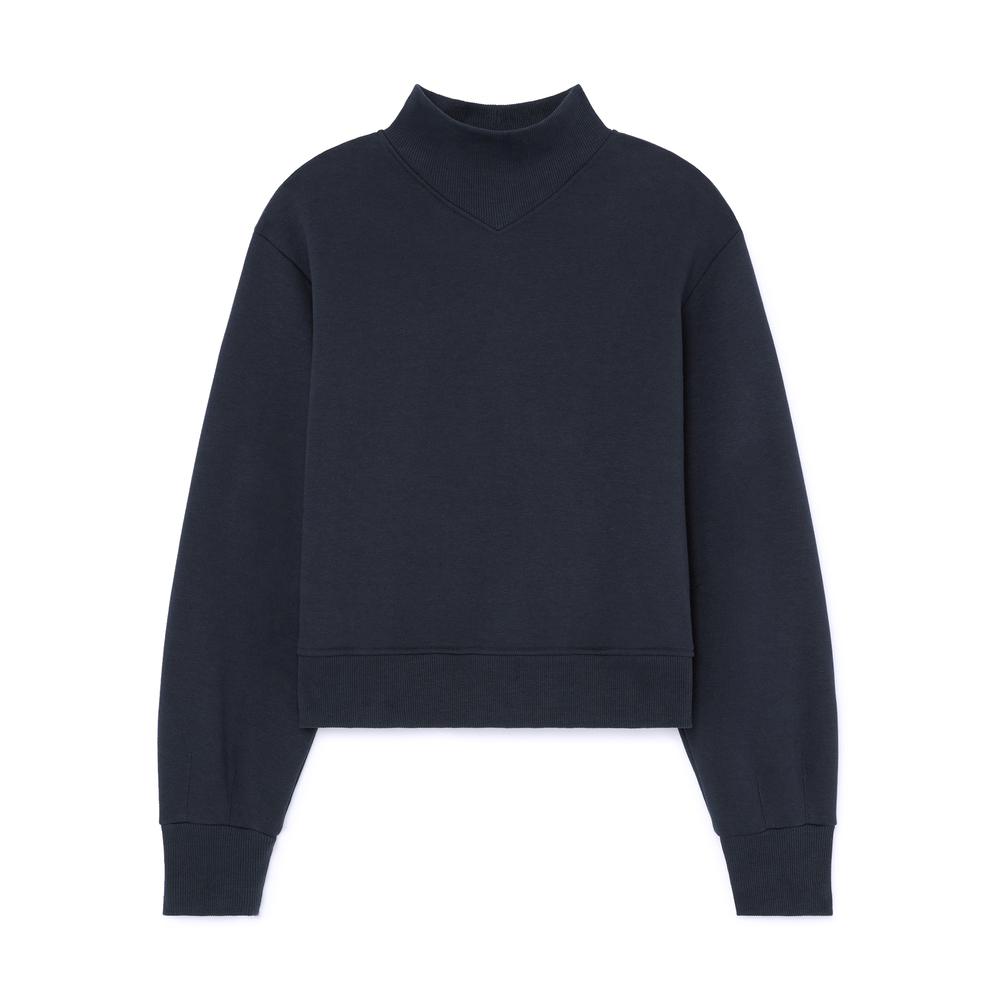 G. Label By Goop Campus Sweatshirt In Navy