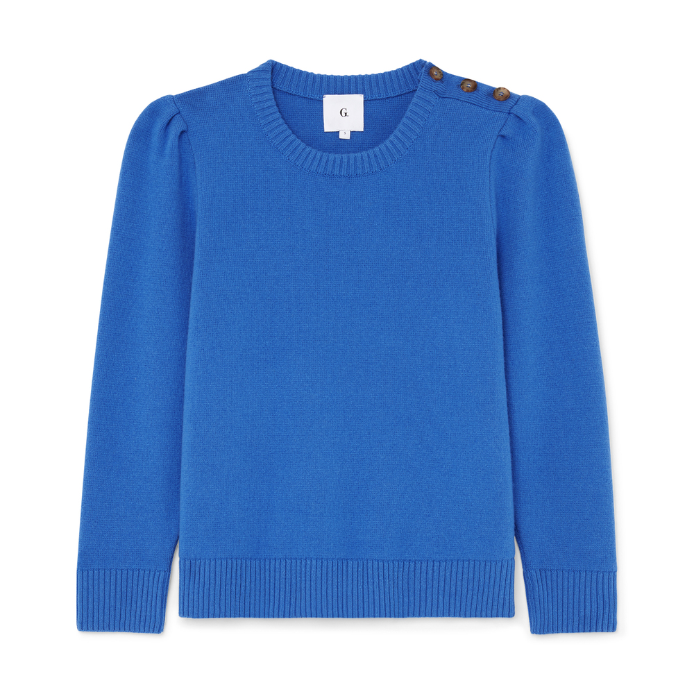 G. Label By Goop The Girlfriend Crewneck In Blue